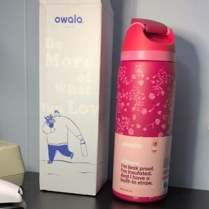 Owala FreeSip Insulated Water Bottle Love Letters Valentine Special Edition New